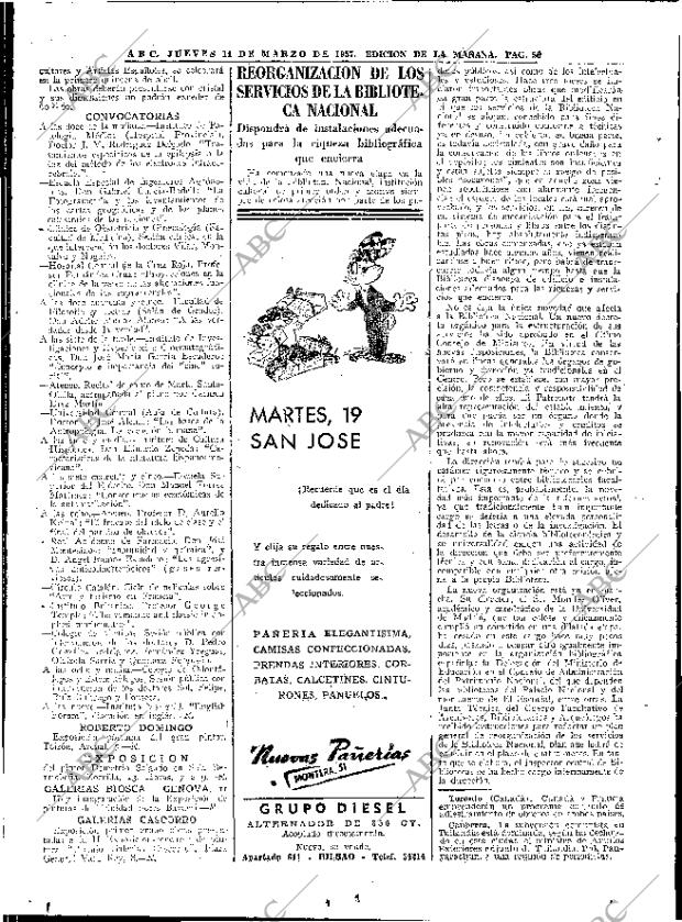 ABC MADRID 14-03-1957 página 56