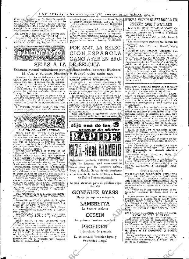 ABC MADRID 14-03-1957 página 63