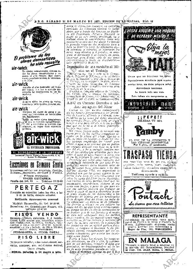 ABC MADRID 16-03-1957 página 40