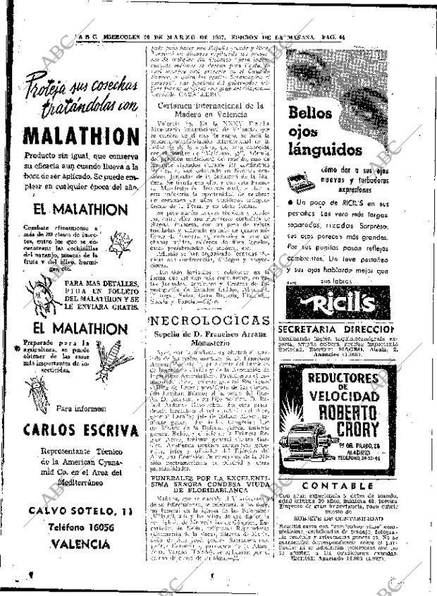 ABC MADRID 20-03-1957 página 42