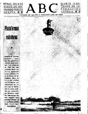 ABC SEVILLA 21-03-1957 página 1