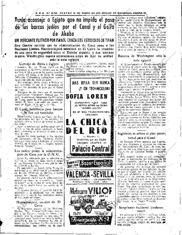 ABC SEVILLA 21-03-1957 página 13