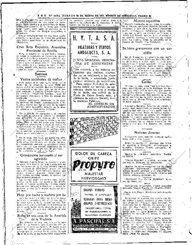 ABC SEVILLA 21-03-1957 página 22