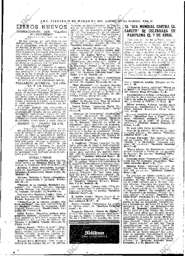 ABC MADRID 22-03-1957 página 39