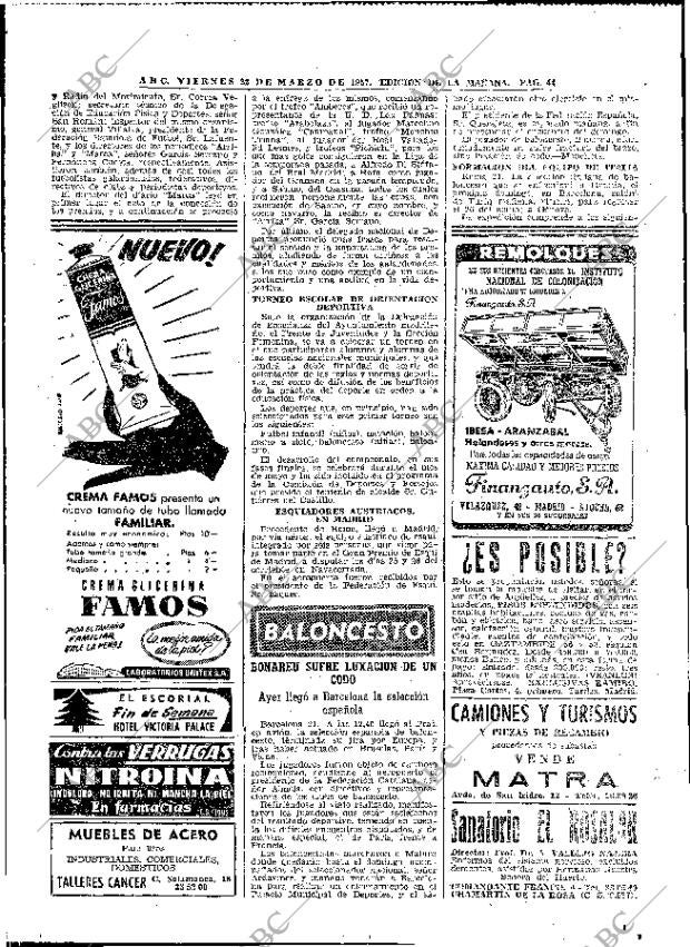ABC MADRID 22-03-1957 página 42