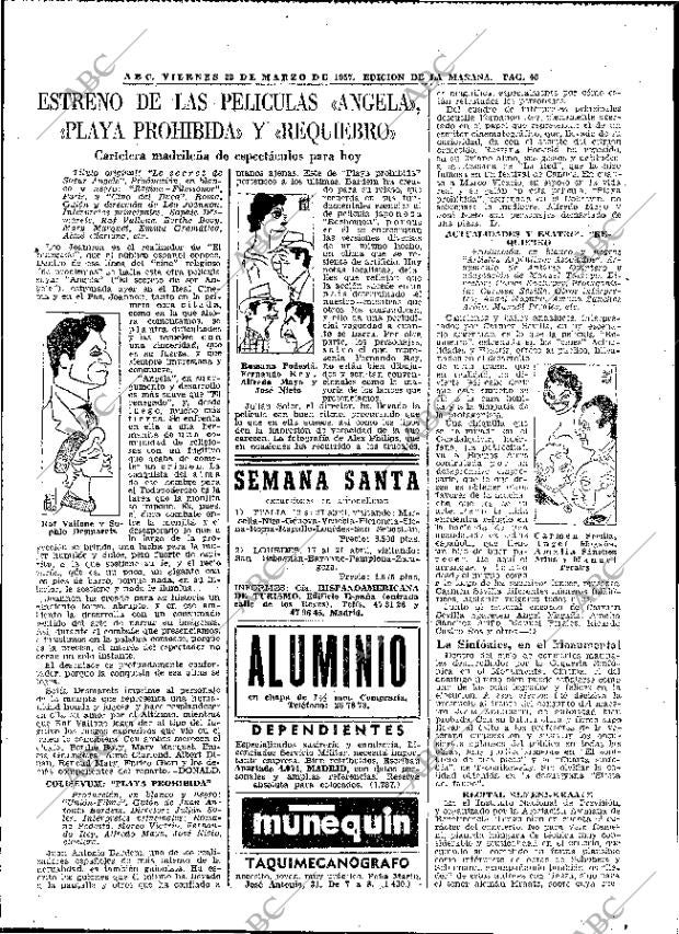 ABC MADRID 22-03-1957 página 44