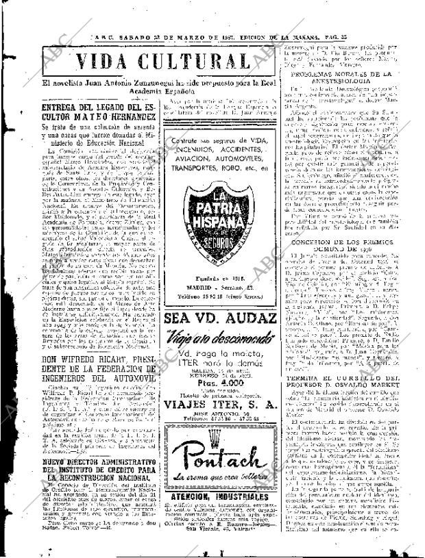 ABC MADRID 23-03-1957 página 33