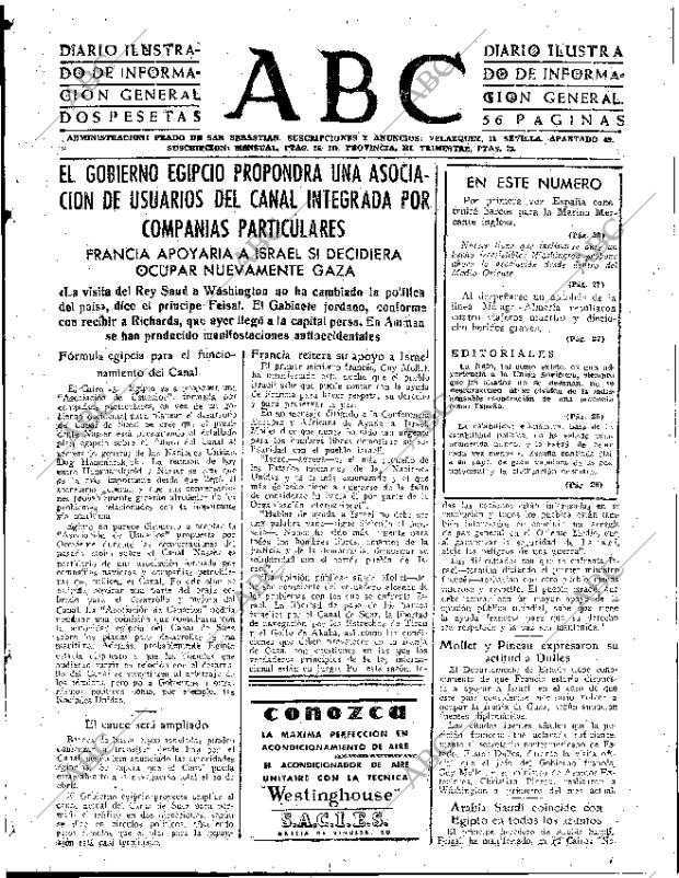 ABC SEVILLA 24-03-1957 página 23