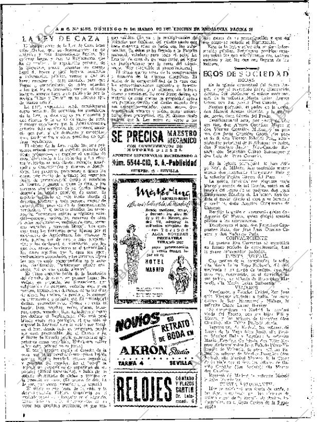 ABC SEVILLA 24-03-1957 página 34