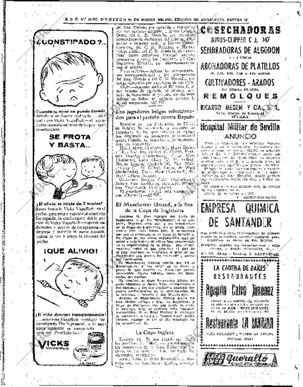 ABC SEVILLA 24-03-1957 página 42