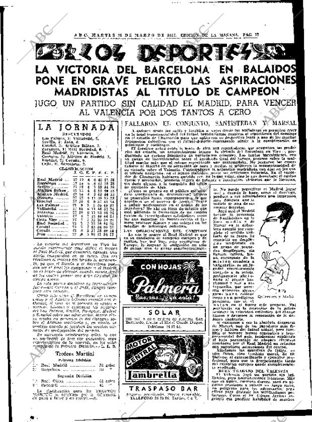 ABC MADRID 26-03-1957 página 27