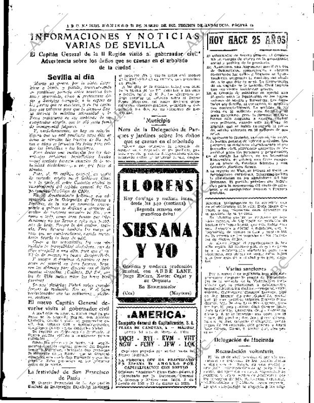 ABC SEVILLA 31-03-1957 página 49