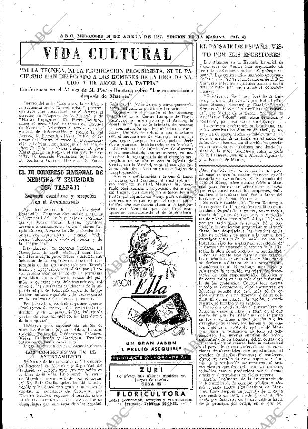 ABC MADRID 10-04-1957 página 43