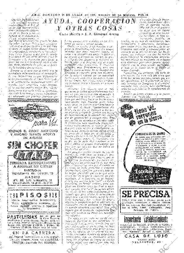 ABC MADRID 14-04-1957 página 44