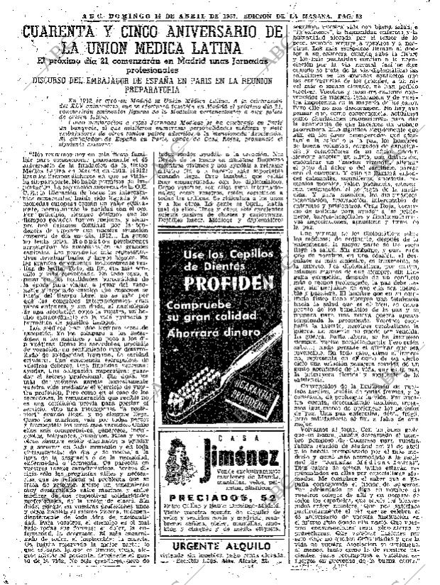 ABC MADRID 14-04-1957 página 52