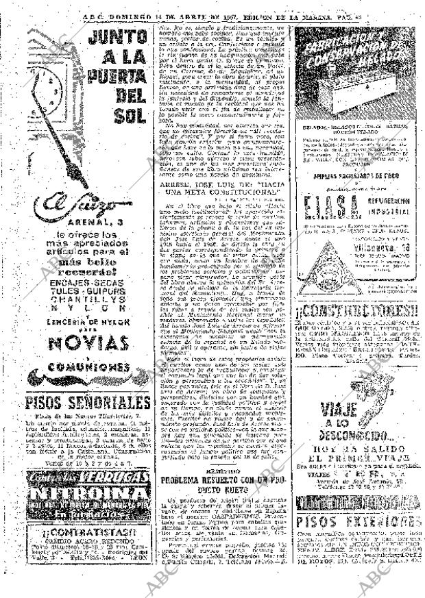 ABC MADRID 14-04-1957 página 66