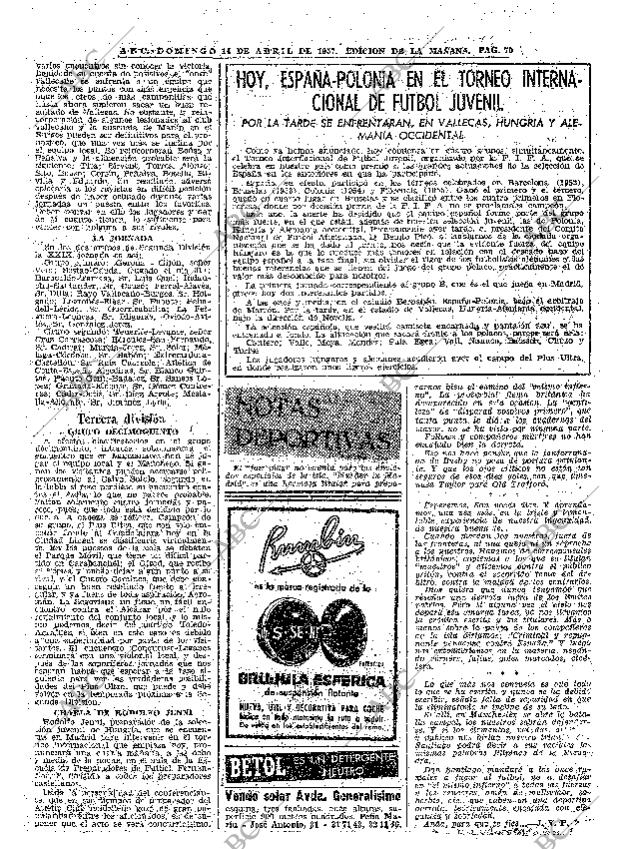 ABC MADRID 14-04-1957 página 70