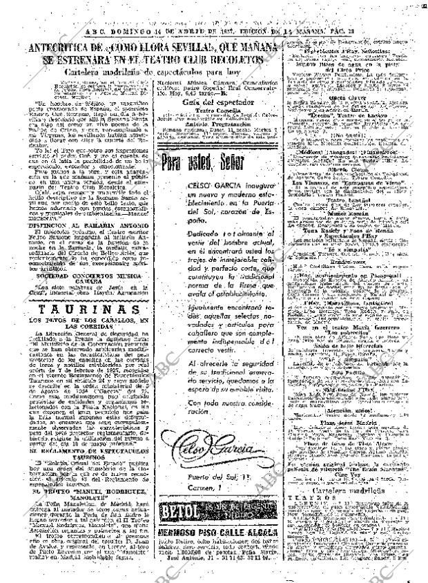 ABC MADRID 14-04-1957 página 73