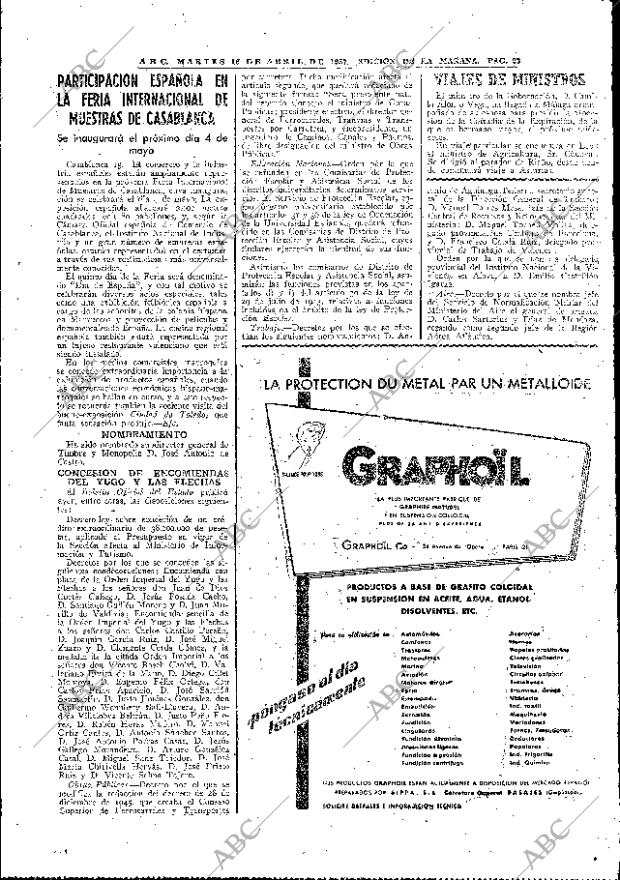 ABC MADRID 16-04-1957 página 23