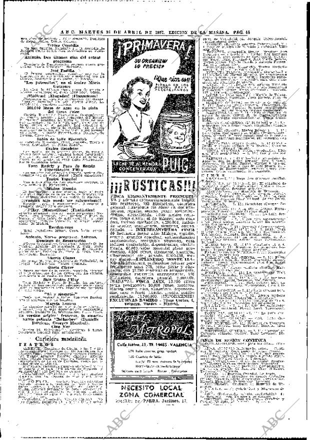 ABC MADRID 16-04-1957 página 48