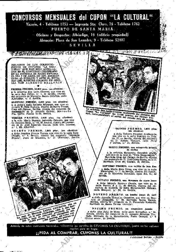 ABC SEVILLA 20-04-1957 página 10