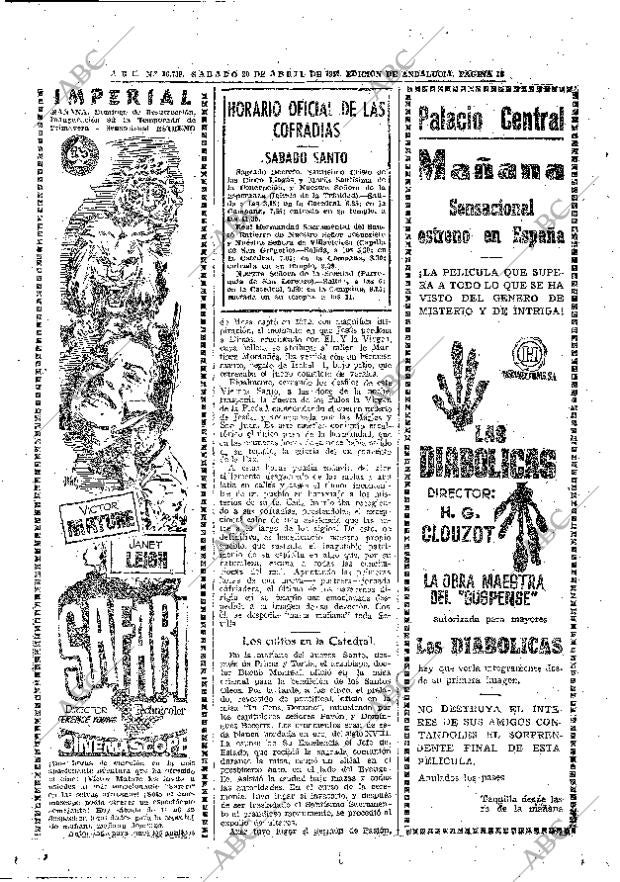 ABC SEVILLA 20-04-1957 página 18