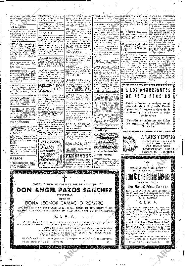 ABC SEVILLA 20-04-1957 página 38