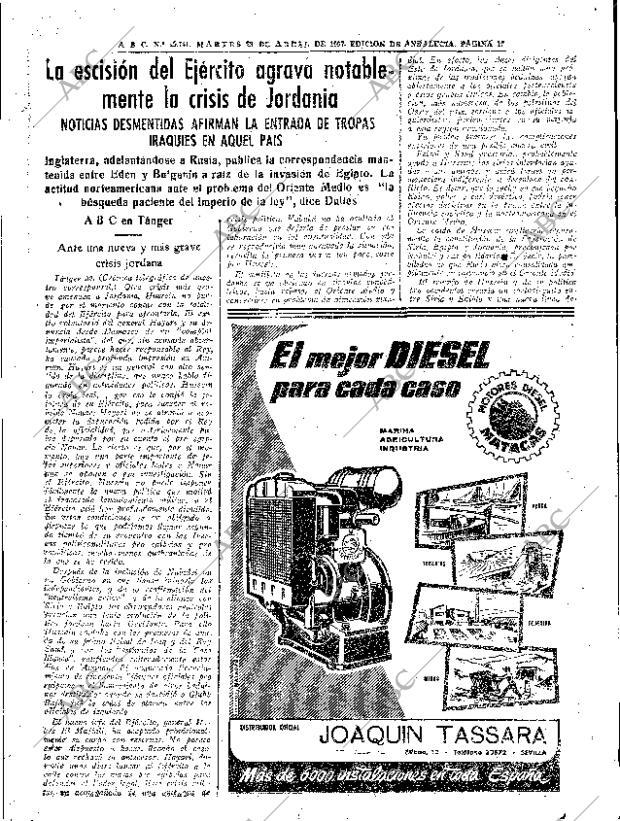ABC SEVILLA 23-04-1957 página 17