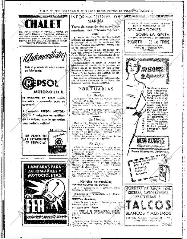 ABC SEVILLA 23-04-1957 página 36
