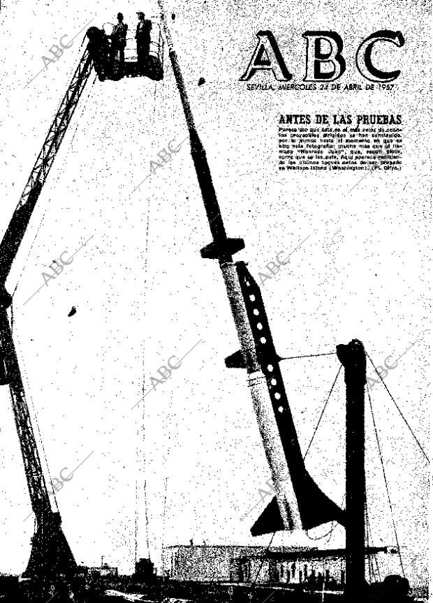 ABC SEVILLA 24-04-1957 página 1