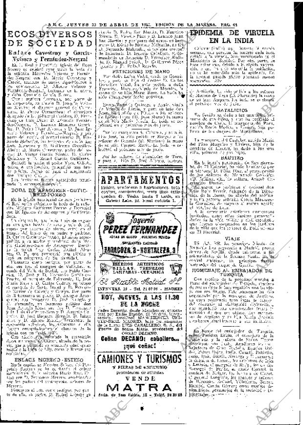 ABC MADRID 25-04-1957 página 34