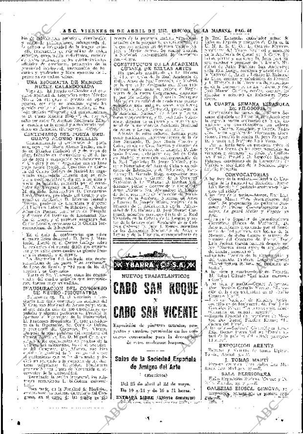 ABC MADRID 26-04-1957 página 64