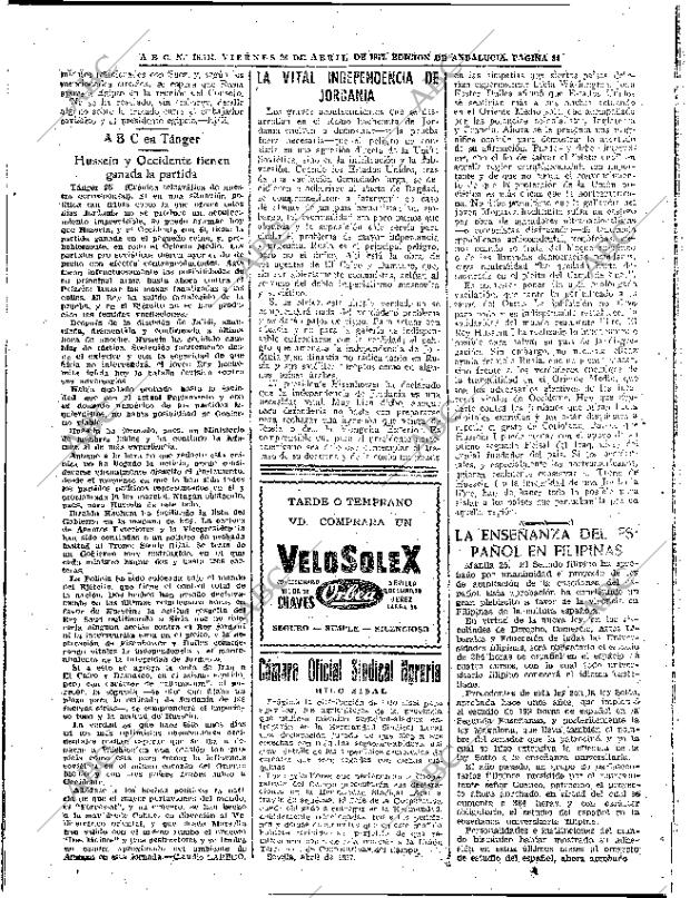 ABC SEVILLA 26-04-1957 página 34