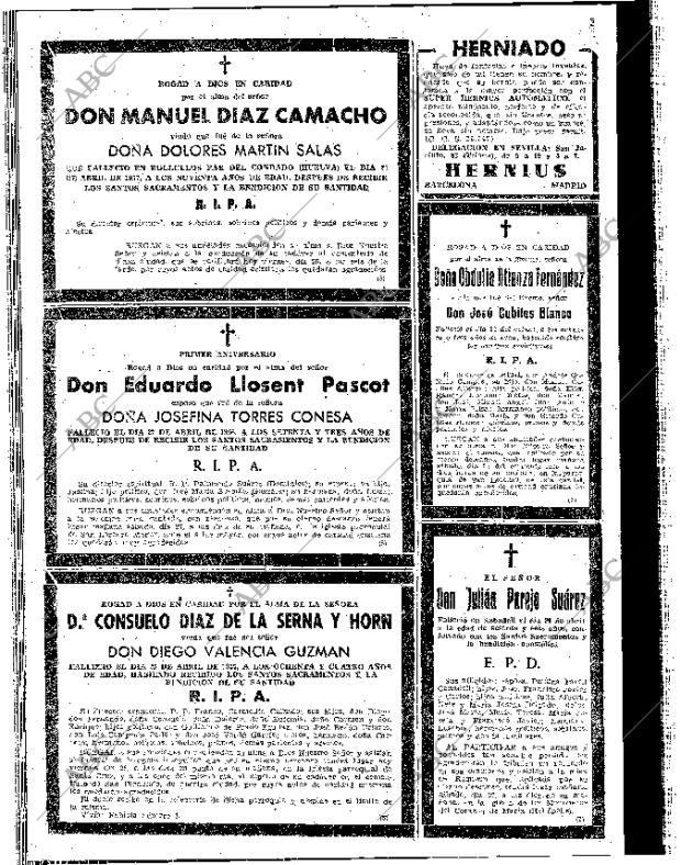 ABC SEVILLA 26-04-1957 página 54