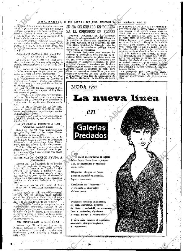 ABC MADRID 30-04-1957 página 23