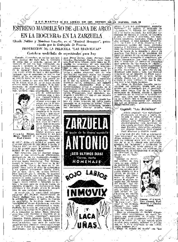 ABC MADRID 30-04-1957 página 57