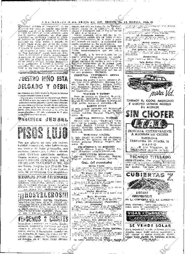 ABC MADRID 30-04-1957 página 58