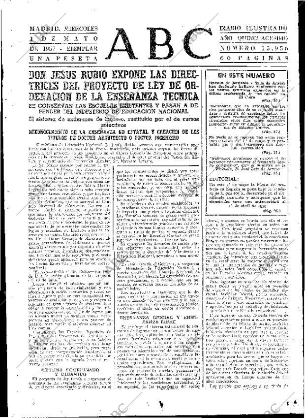 ABC MADRID 01-05-1957 página 23