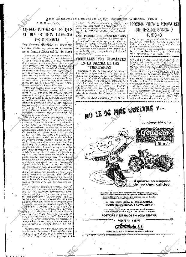 ABC MADRID 01-05-1957 página 31