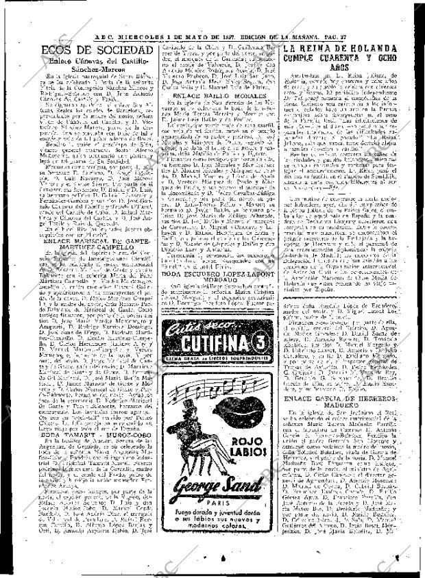 ABC MADRID 01-05-1957 página 37