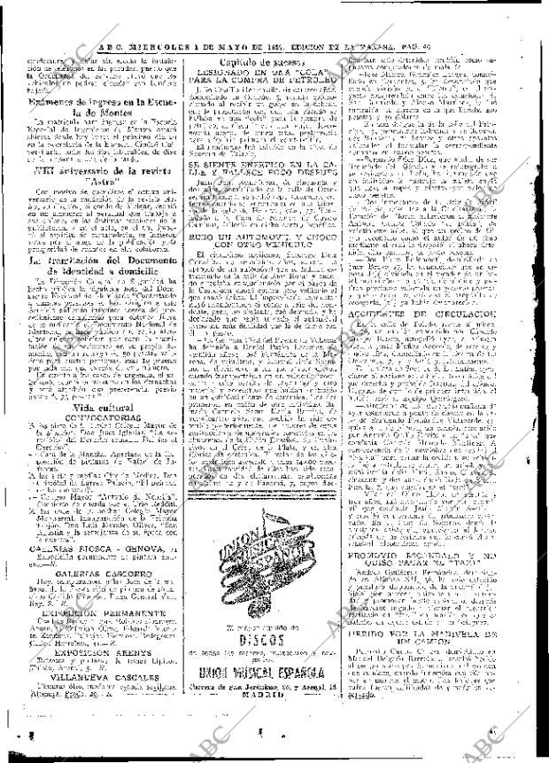 ABC MADRID 01-05-1957 página 40