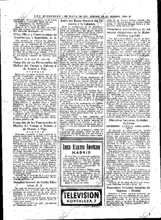 ABC MADRID 01-05-1957 página 45