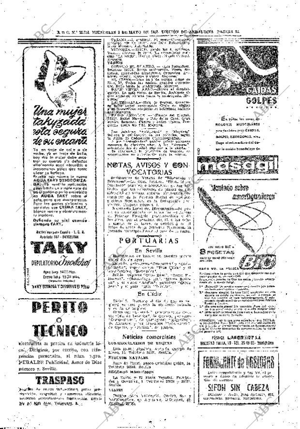 ABC SEVILLA 08-05-1957 página 34