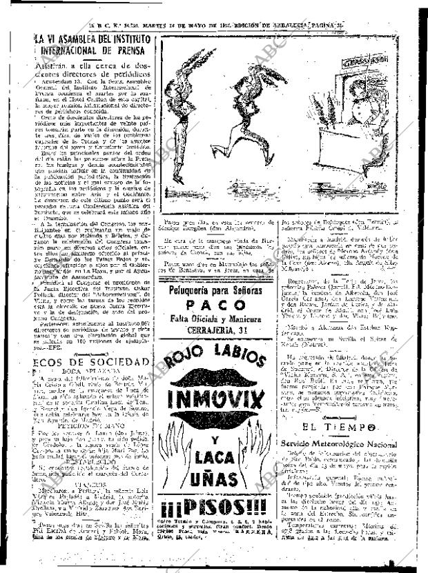 ABC SEVILLA 14-05-1957 página 31