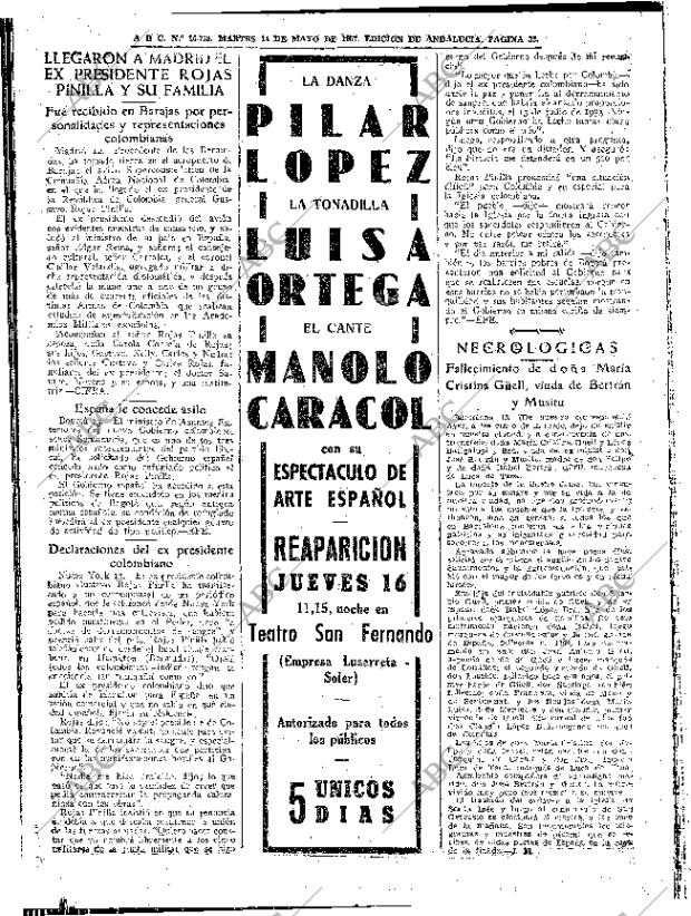 ABC SEVILLA 14-05-1957 página 32