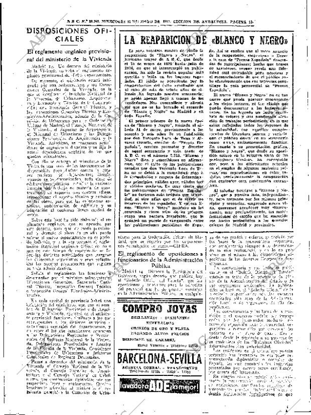 ABC SEVILLA 15-05-1957 página 19