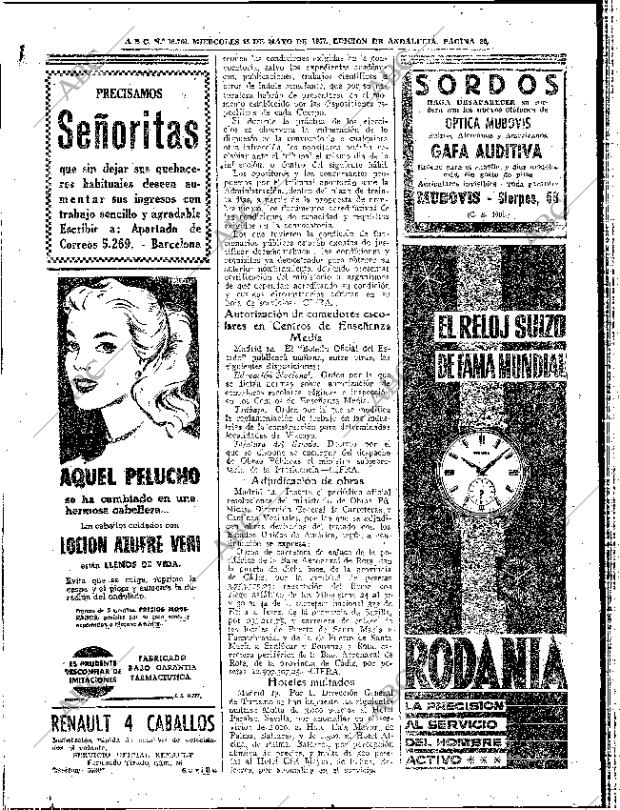 ABC SEVILLA 15-05-1957 página 20