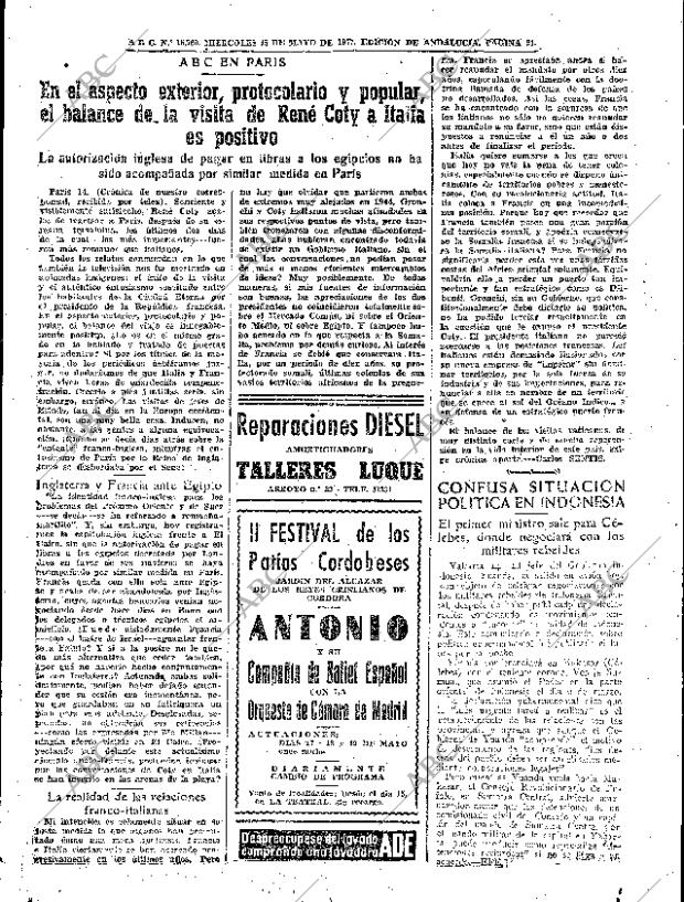 ABC SEVILLA 15-05-1957 página 21