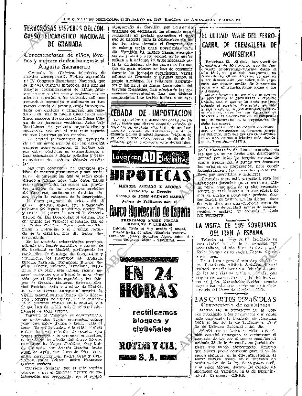 ABC SEVILLA 15-05-1957 página 23