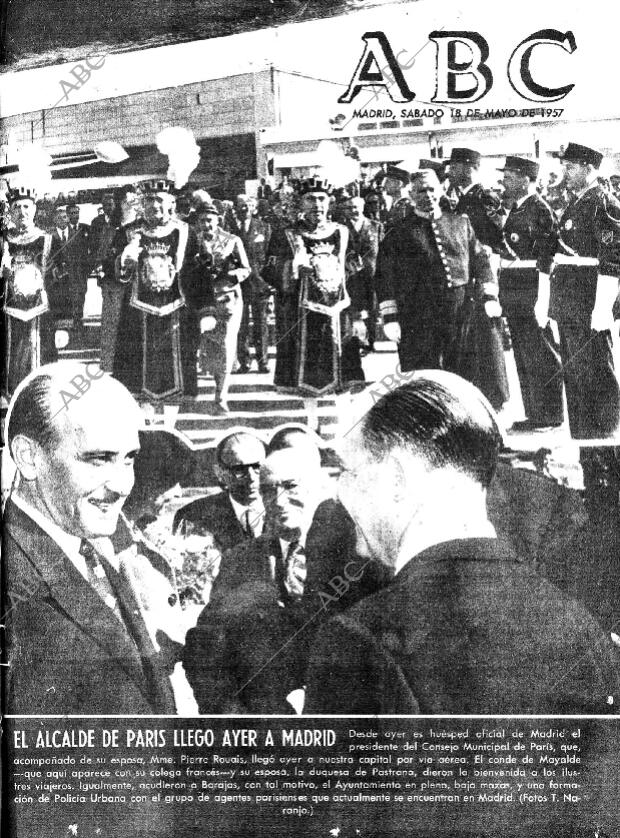 ABC MADRID 18-05-1957 página 1